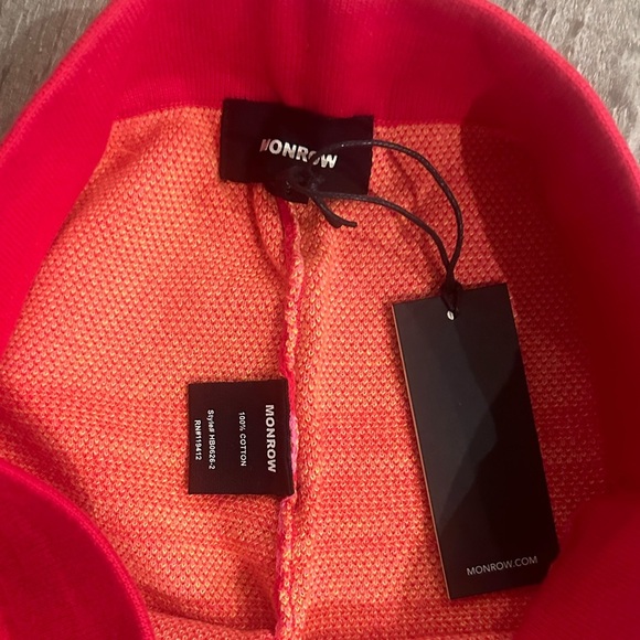 Monrow Cotton Sunset Sweater Easy Shorts. - Picture 8 of 8